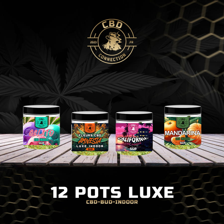 12 Pots Luxe Fleurs CBD