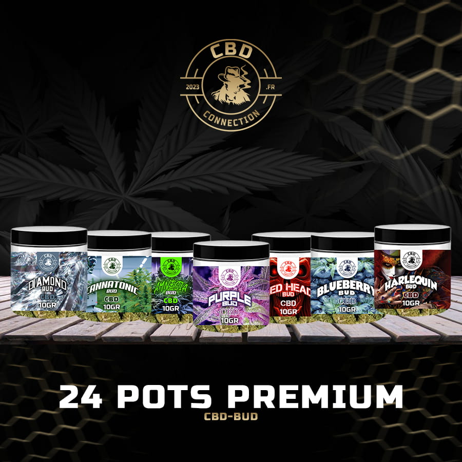 24 Pots Premium Fleurs CBD