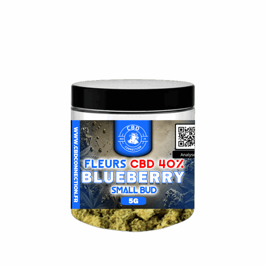 Gamme Classique Pot Fleurs CBD 40% BLUEBERRY SMALL BUD
