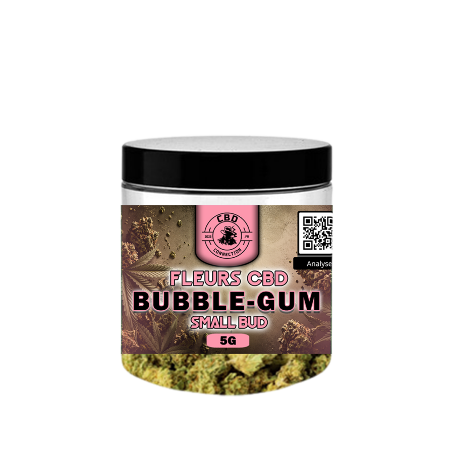 Gamme Classique Pot Fleurs CBD BUBBLE GUM SMALL BUD