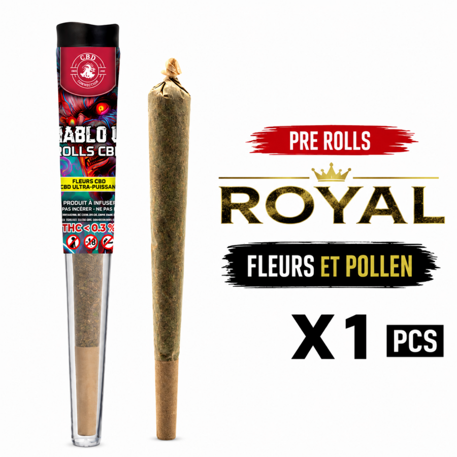 Pré-rolls CBD Royal Diablo Us Ultra-puissant