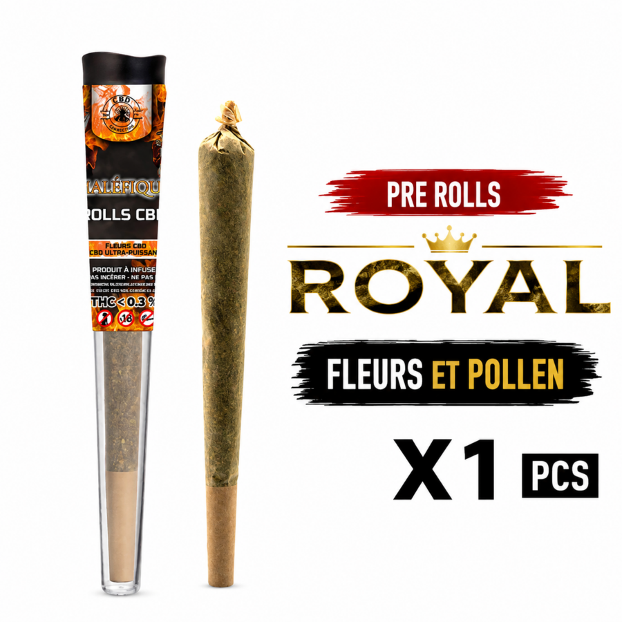 Pré-rolls CBD Royal Maléfique Ultra-puissant