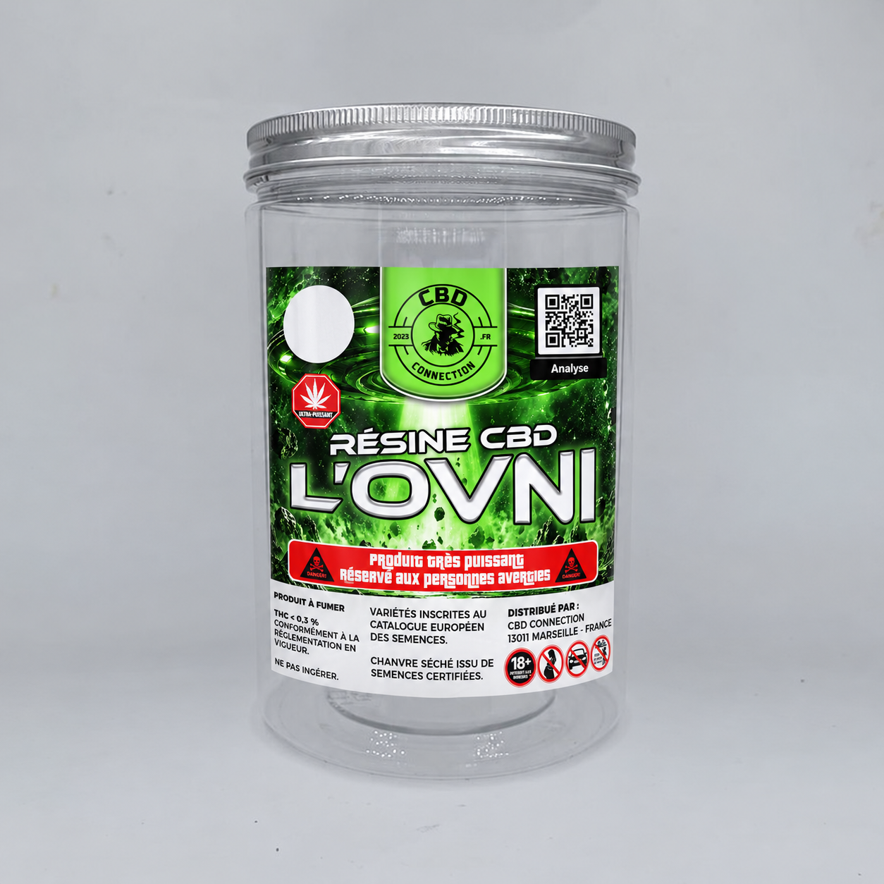 Vase pops Résine L'ovni