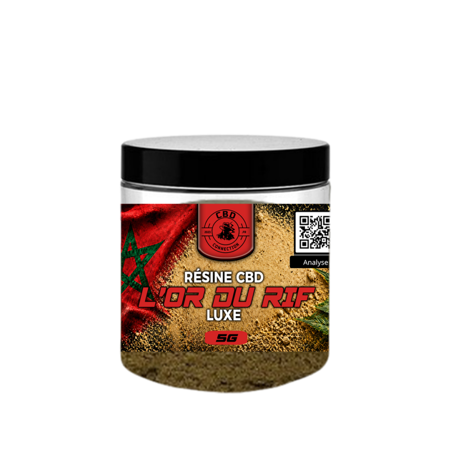 Résine CBD 45% L'or Du Rif