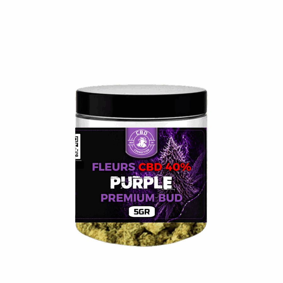 Gamme Premium Pot CBD 40% PURPLE BUD