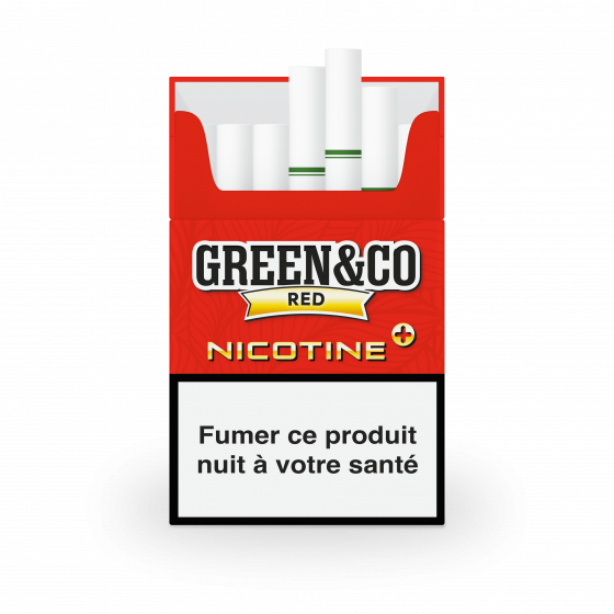 Cartouche CBD GREEN & CO Nicotine – 10 pièces