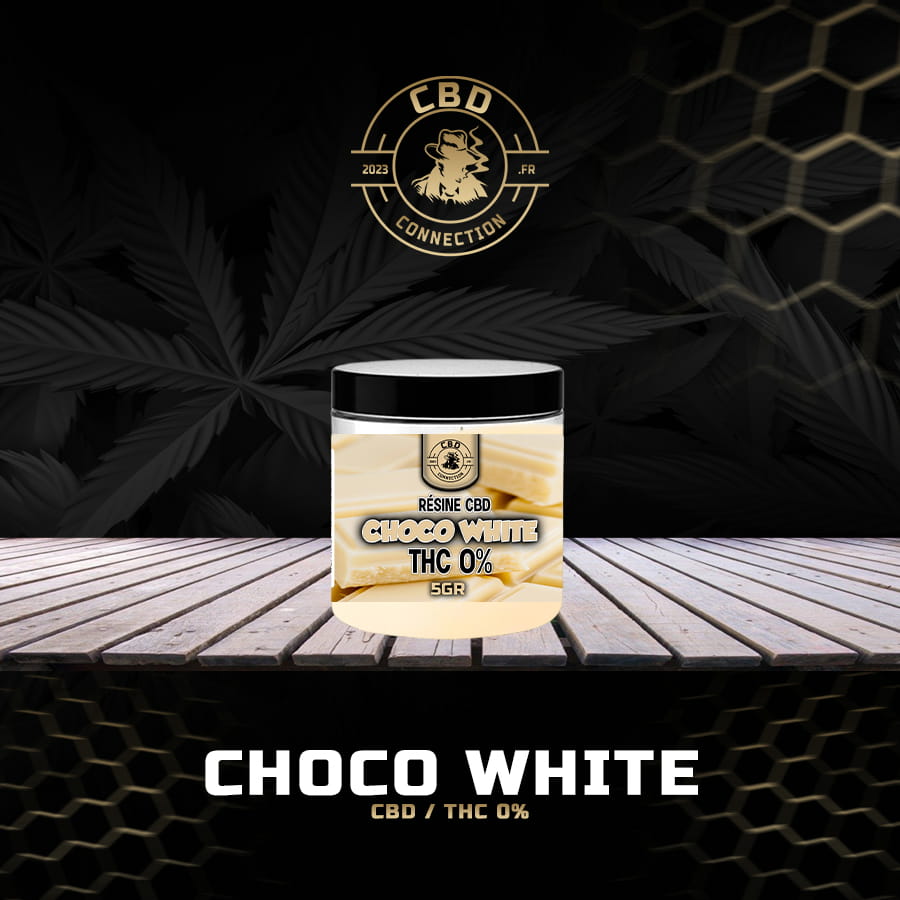 Résine CBD Choco White THC 0%
