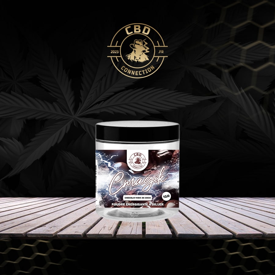 Cmagik Poudre Énergisante à Diluer Goût Chocolat Noix de Coco