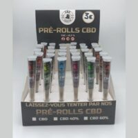 Display de 30 pré-rolls CBD 40%