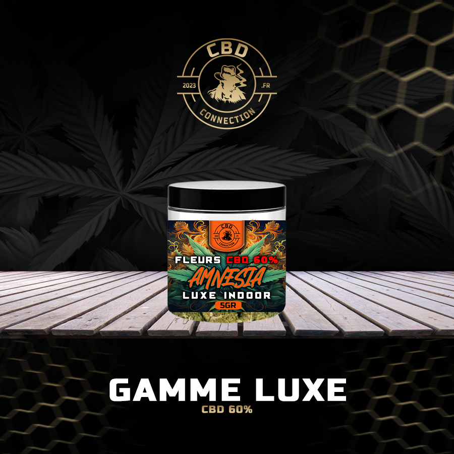 Gamme Luxe Pot CBD 60% AMNESIA BUD