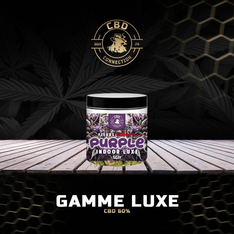 Gamme Luxe Pot CBD 60% PURPLE BUD