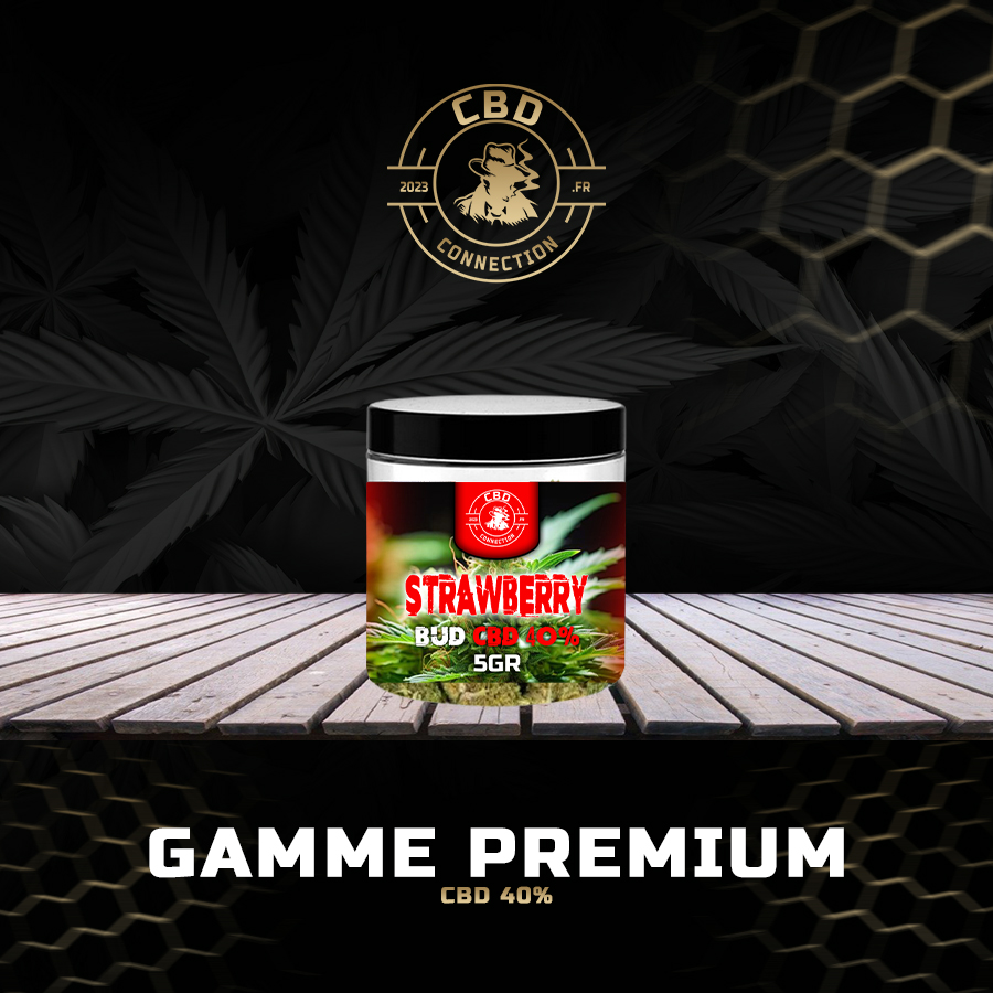 Gamme Premium Pot CBD 40% STRAWBERRY