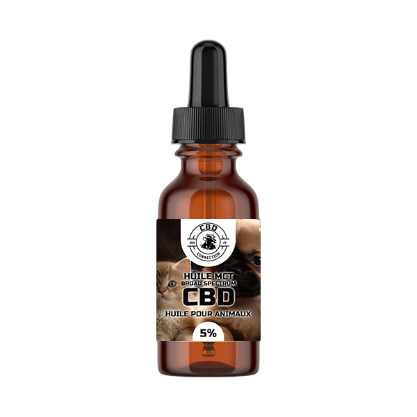 Huile CBD Animaux 5%